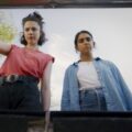 Margaret Qualley and Geraldine Viswanathan in director Ethan Coen's "DRIVE-AWAY DOLLS"