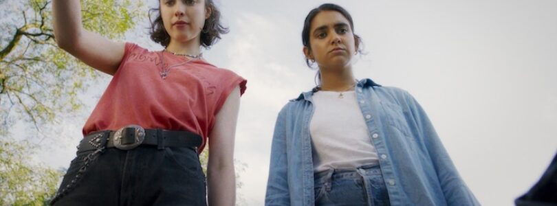 Margaret Qualley and Geraldine Viswanathan in director Ethan Coen's "DRIVE-AWAY DOLLS"