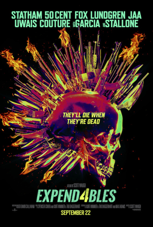 "Expend4bles" poster