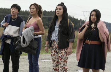Sabrina Wu, Stephanie Hsu, Ashley Park, and Sherry Cola in "Joy Ride."