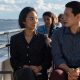 Teo Yoo and Greta Lee in "Past Lives"
