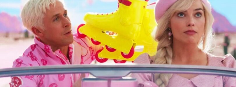 Ryan Gosling and Margot Robbie in "Barbie"