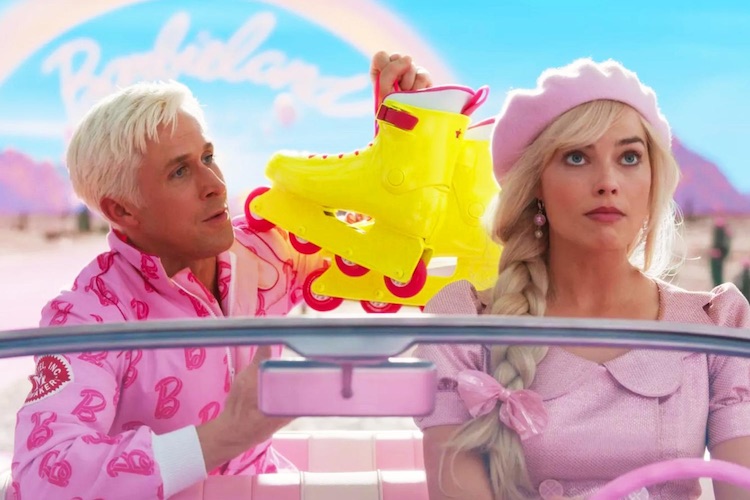 Ryan Gosling and Margot Robbie in "Barbie"