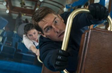 Tom Cruise and Hayley Atwell in "Mission: Impossible - Dead Reckoning Part One"