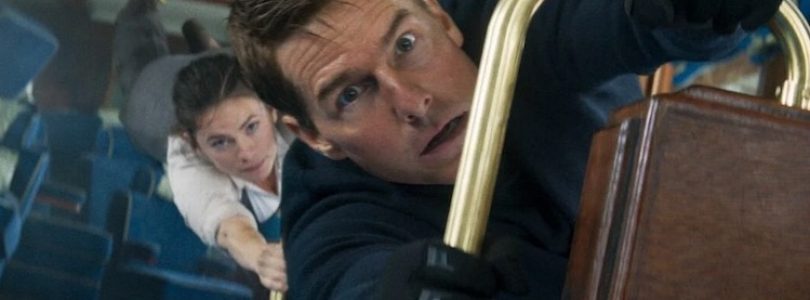 Tom Cruise and Hayley Atwell in "Mission: Impossible - Dead Reckoning Part One"