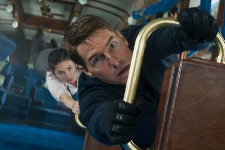 Tom Cruise and Hayley Atwell in "Mission: Impossible - Dead Reckoning Part One"