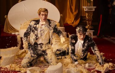 Taylor Zakhar Perez and Nicholas Galitzine in "Red, White & Royal Blue."