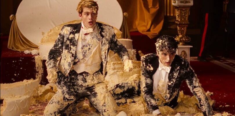 Taylor Zakhar Perez and Nicholas Galitzine in "Red, White & Royal Blue."