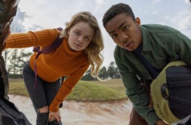 Asante Blackk and Kylie Rogers in "Landscape with Invisible Hand."