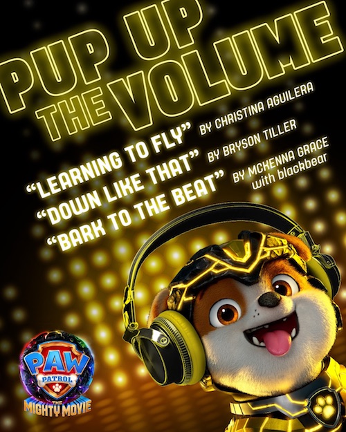 "Paw Patrol: The Mighty Movie" music