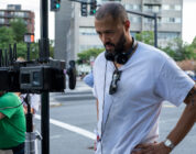 Writer/director Cord Jefferson on the set of his film AMERICAN FICTION.