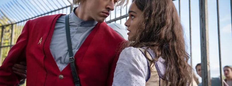 Rachel Zegler and Tom Blyth in "The Hunger Games: The Ballad of Songbirds and Snakes"