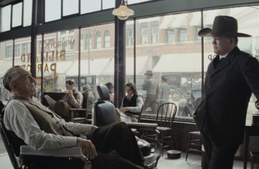 Robert De Niro and Jesse Plemons in "Killers of the Flower Moon"