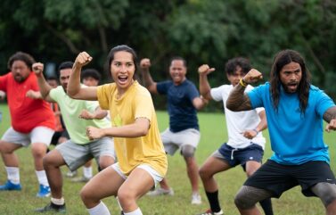 Kaimana in "Next Goal Wins"