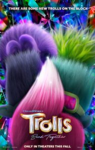 "Trolls Band Together" poster