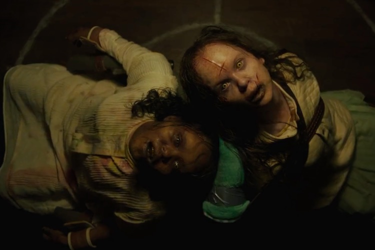 Olivia O'Neill and Lidya Jewett in "The Exorcist: Believer."