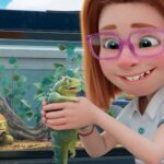 Adam Sandler, Bill Burr, and Sunny Sandler in "Leo."