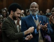 Justice Smith (left - right) as "Aren," David Alan Grier as "Roger," and Aisha Hinds as "Gabbard" in writer/director Kobi Libii's "THE AMERICAN SOCIETY OF MAGICAL NEGROES."