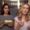 Natalie Portman (left) and Julianne Moore in "May December."