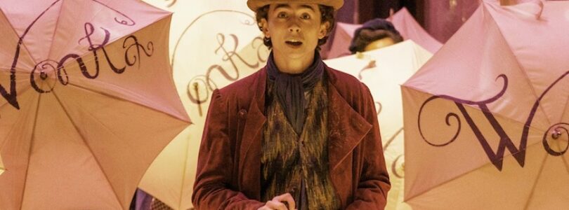 Timothée Chalamet in "Wonka."