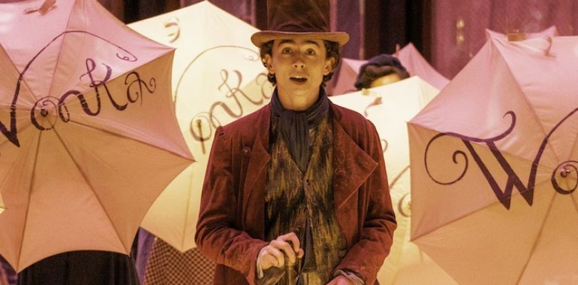 Timothée Chalamet in "Wonka."