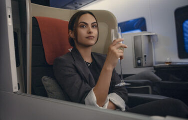 Ana (Camila Mendes) stars in "Upgraded."