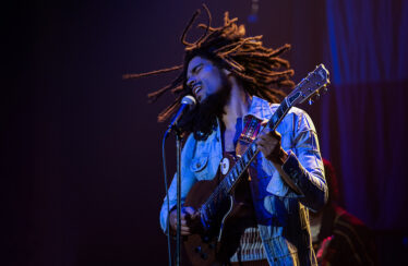 Kingsley Ben-Adir as in as Bob Marley in "Bob Marley: One Love" from Paramount Pictures.