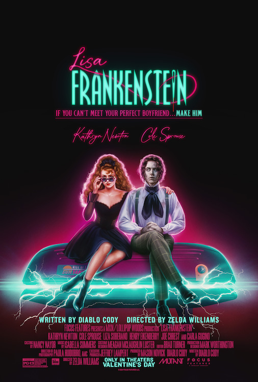 "Lisa Frankenstein" poster