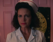 Carla Gugino stars as Janet in "Lisa Frankenstein," a Focus Features release.