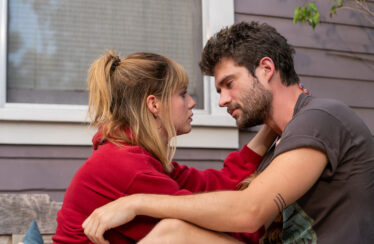 Lucy Boynton and David Corenswet in "The Greatest Hits."