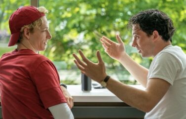 Mike Faist and Josh O'Connor in "Challengers."