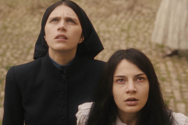 Nicole Sorace and Nell Tiger Free in "The First Omen."