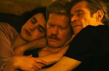 Willem Dafoe, Jesse Plemons, and Margaret Qualley in "Kinds of Kindness."