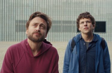 Kieran Culkin and Jesse Eisenberg in "A Real Pain."