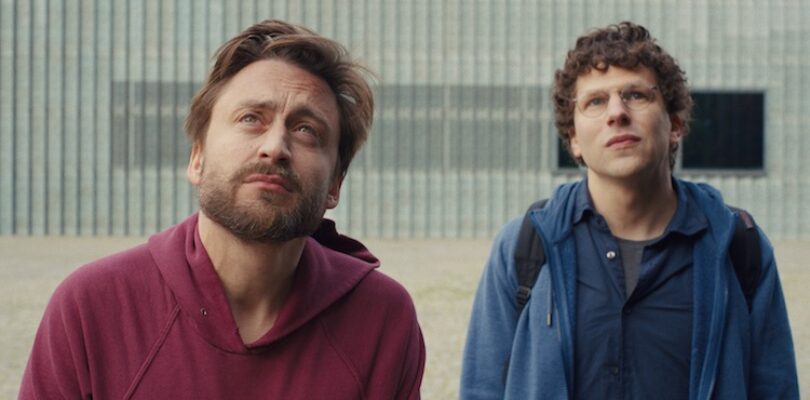 Kieran Culkin and Jesse Eisenberg in "A Real Pain."