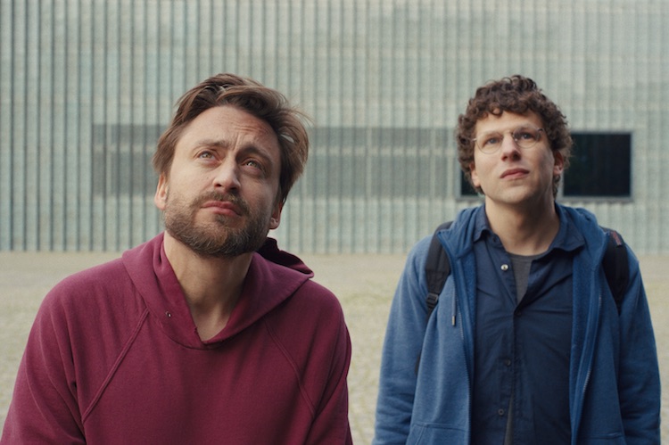 Kieran Culkin and Jesse Eisenberg in "A Real Pain."