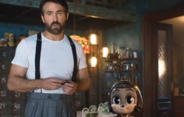 Ryan Reynolds and Phoebe Waller-Bridge in "IF."