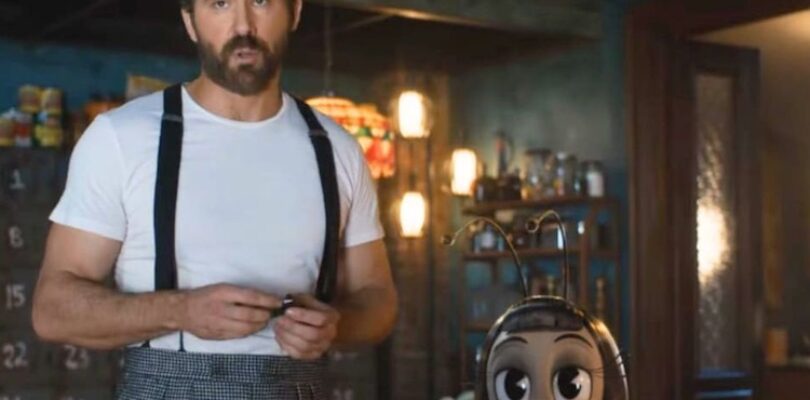 Ryan Reynolds and Phoebe Waller-Bridge in "IF."