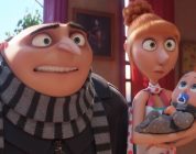Steve Carell and Kristen Wiig in "Despicable Me 4."