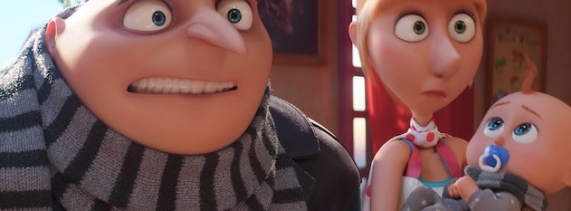 Steve Carell and Kristen Wiig in "Despicable Me 4."