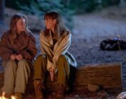 Aubrey Plaza (right) and Maisy Stella in “My Old Ass.” Photo by Shane Mahood.