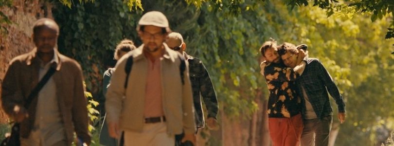 (From left): Kurt Egyiawan, Will Sharpe, Kieran Culkin and Jesse Eisenberg in “A Real Pain.”