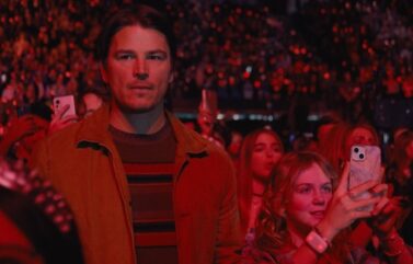 Josh Hartnett and Ariel Donoghue in “Trap.”