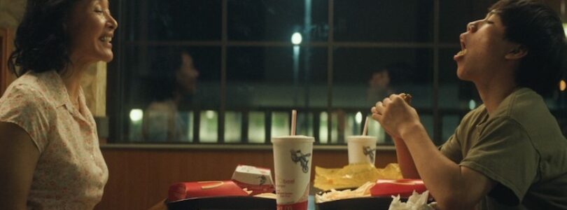 Joan Chen and Izaac Wang in "Dìdi."