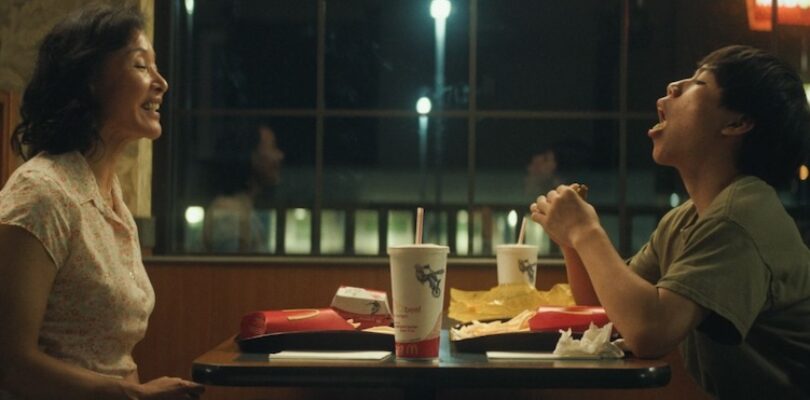 Joan Chen and Izaac Wang in "Dìdi."