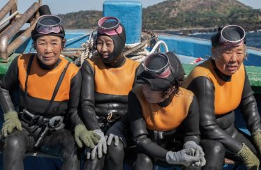 Haenyeo divers of South Korea’s Jeju Island in “The Last of the Sea Women,” premiering October 11, 2024 on Apple TV+.
