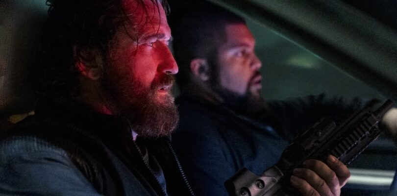 Gerard Butler as ’Big Nick’ O’Brien and O’Shea Jackson Jr. as Donnie Wilson in "Den of Thieves 2: Pantera."