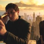 Nathalie Emmanuel and Adam Driver in “Megalopolis.”