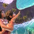 Khaleesi Lambert-Tsuda and Auli'i Cravalho in “Moana 2.”