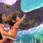 Khaleesi Lambert-Tsuda and Auli'i Cravalho in “Moana 2.”